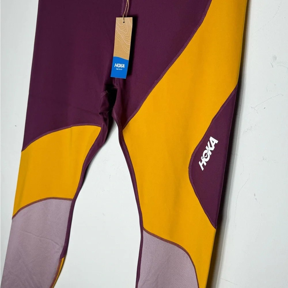 New Hoka One One Hupana Tight Women's Grape Wine 7/8 Length leggings size XXL - Picture 6 of 10